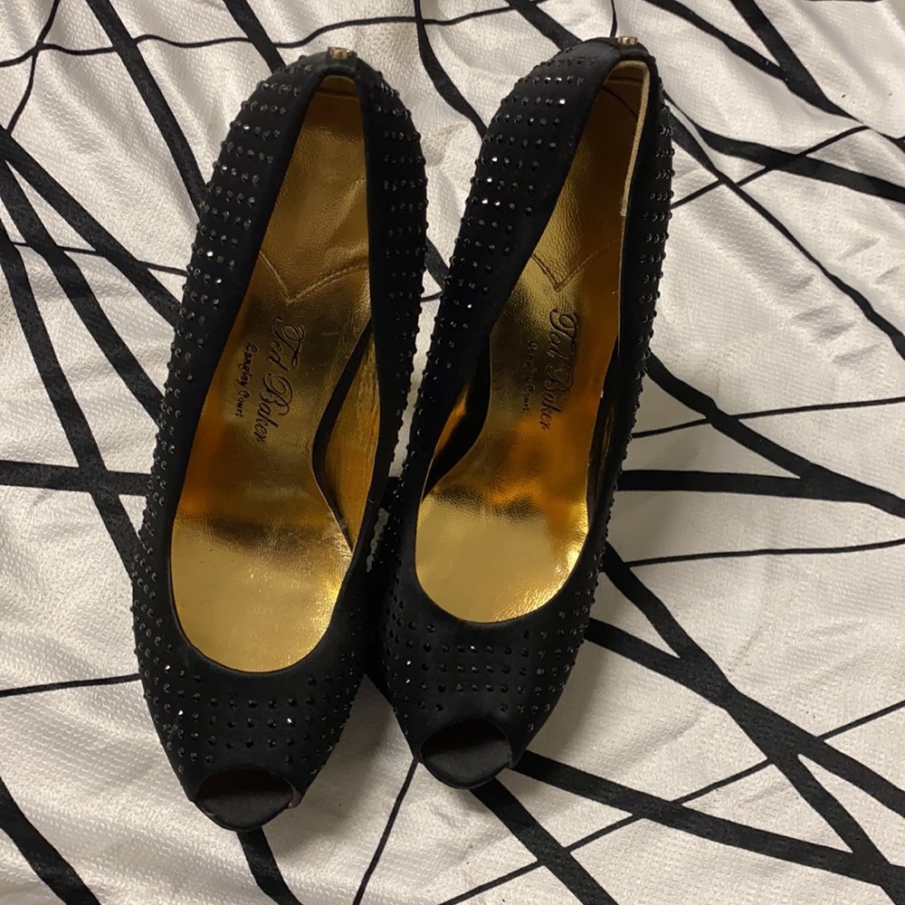 TedBakerStunningSparklingBlackCrystals GoldLining Too Gorgeous to Describe! - Picture 6 of 16